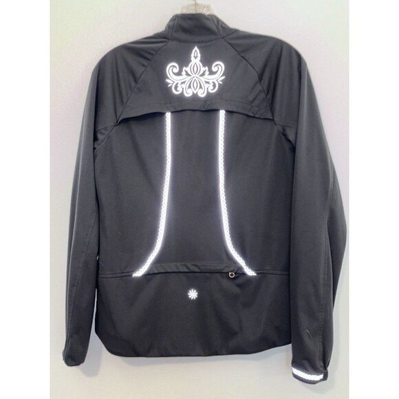 Athleta Queen of the Mountain Black Jacket Running Reflective Small-READ - Picture 2 of 12